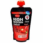 Milbona High Protein 25g Strawberry Yogurt Pouch 200g